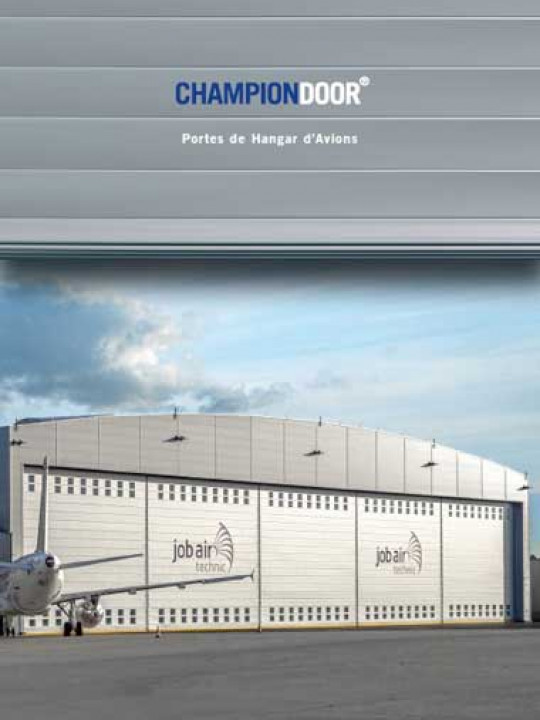 Champion Door FR Portes de Hangar davions brochyre